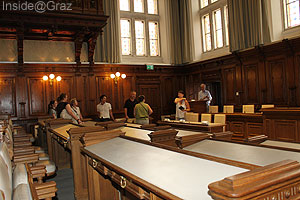 Sitzungssaal im Grazer Rathaus Sitzungssaal im Grazer Rathaus