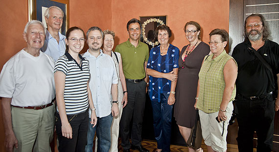 Gruppenfoto im Rathaus Gruppenfoto mit Bürgermeister Siegfried Nagl