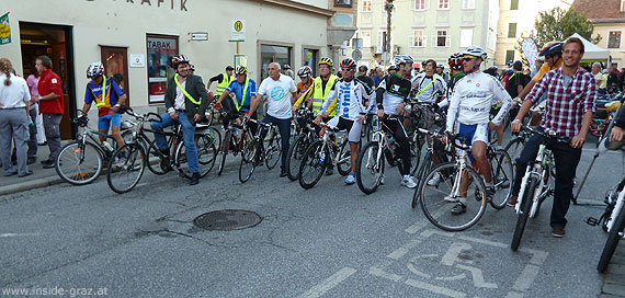 Prominenz bei der Tour de Graz