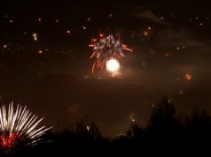 Silvesterfeuerwerke über Graz