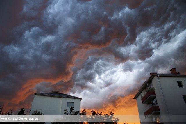 Wolkenstimmung über Graz