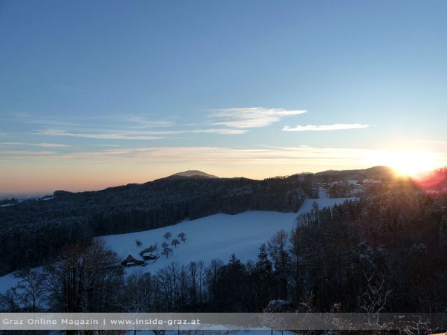 Sonnenuntergang Andritz