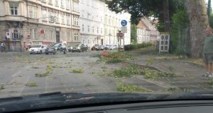 Graz Sturm Orkan Glacis