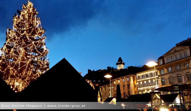 Weihnachtsbaum Hauptplatz Graz