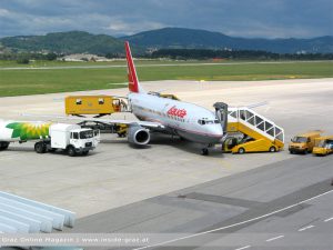 Anreise Stadthalle Graz Flugzeug