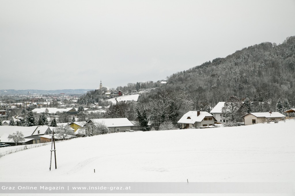 Strassgang Schnee Graz