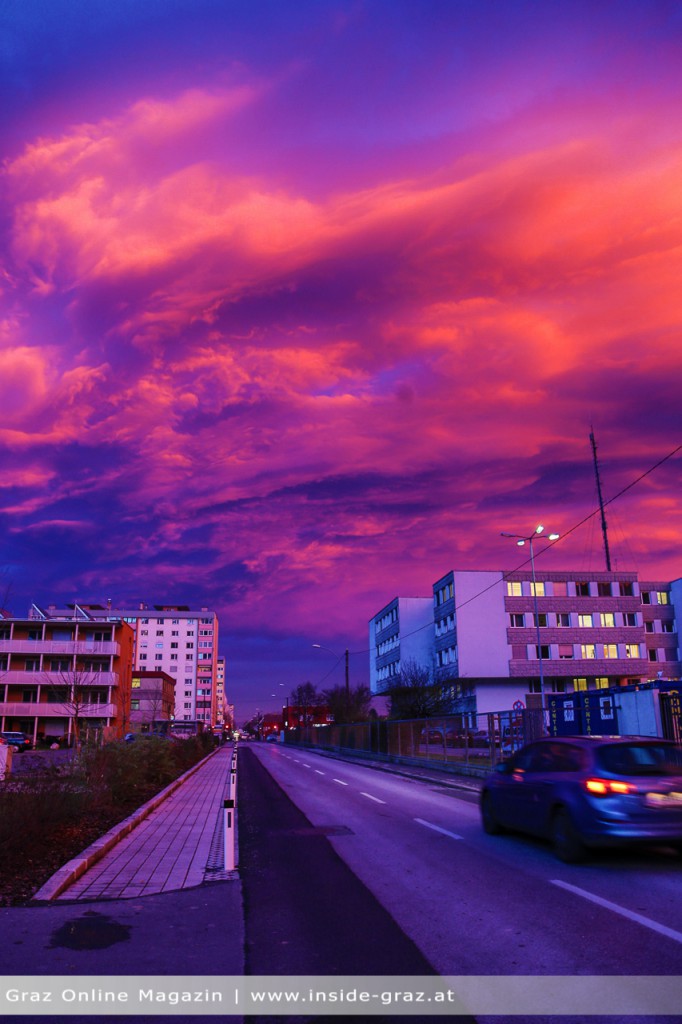 Brennender Himmel Graz