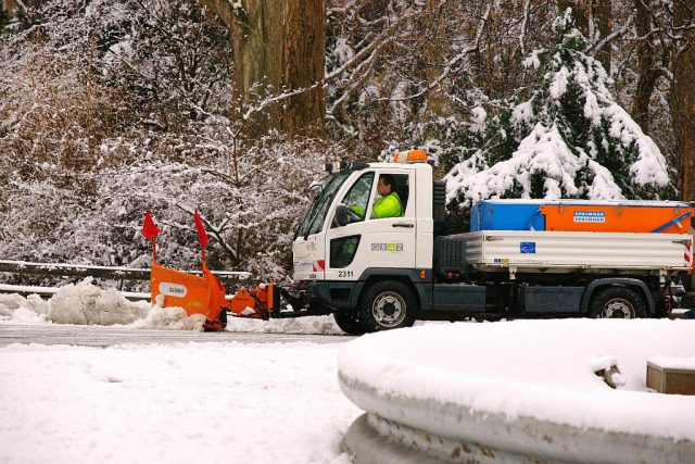 Graz Winter Schneeräumung