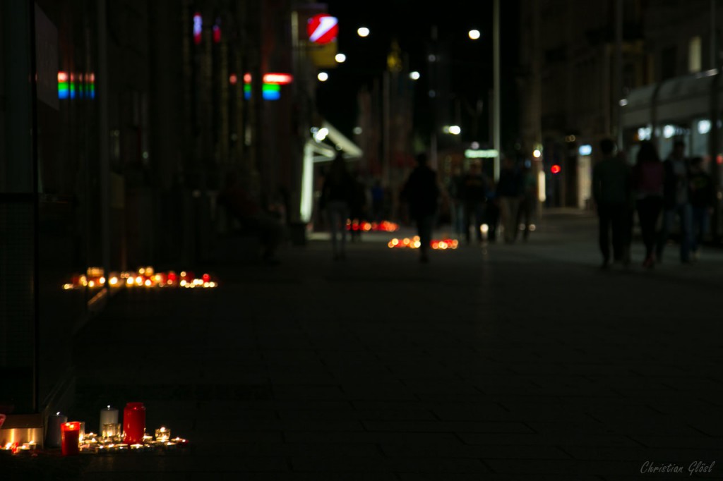 lichtermeer herrengasse graz trauer amokfahrt