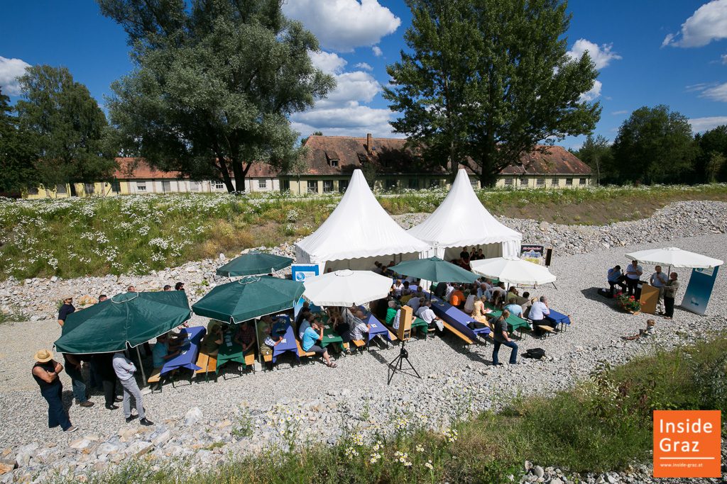 Bründlteich Graz Versickerbecken