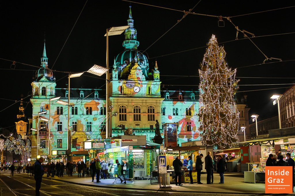 Grazer Advent 2025 Weihnachtsmärkte, Eiskrippe in Graz