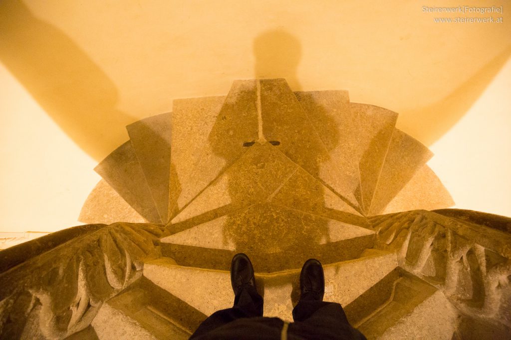 Doppelwendeltreppe in der Grazer Burg