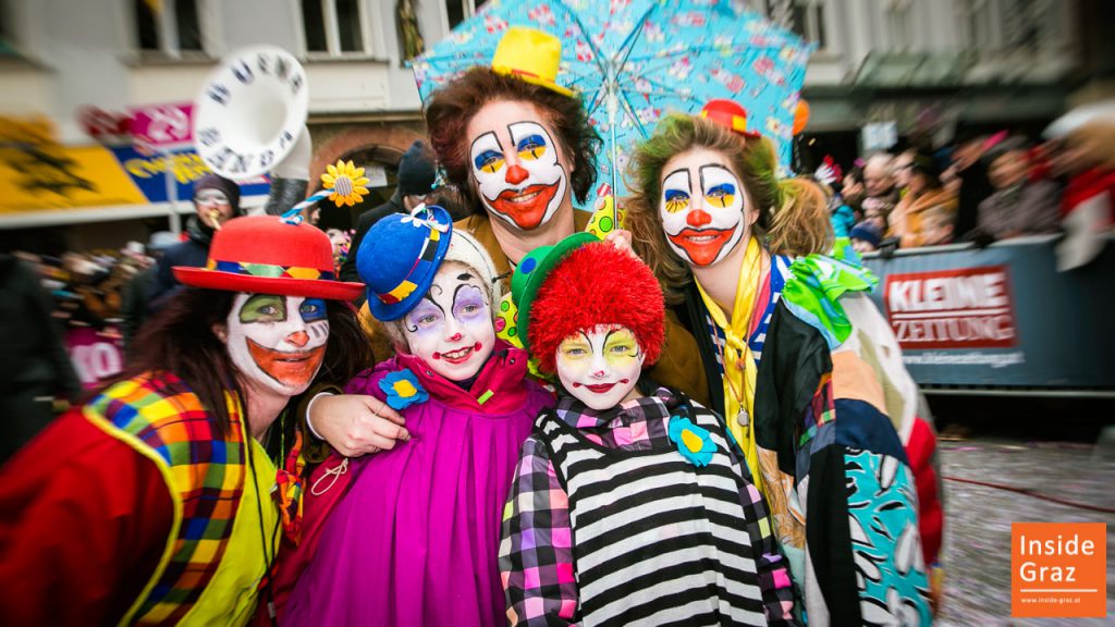 Faschingsumzug Graz im Fasching