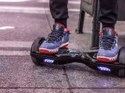 Trendsportgerät im Straßenverkehr Hoverboard