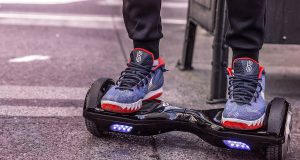 Trendsportgerät im Straßenverkehr Hoverboard