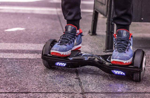 Trendsportgerät im Straßenverkehr Hoverboard