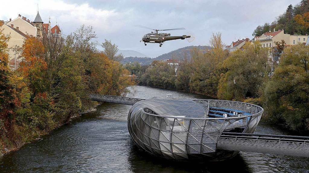 Bundesheer Hubschrauber Murinsel