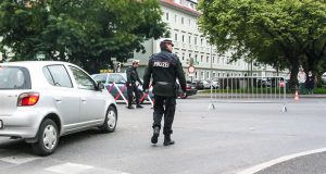Straßensperren Graz Marathon