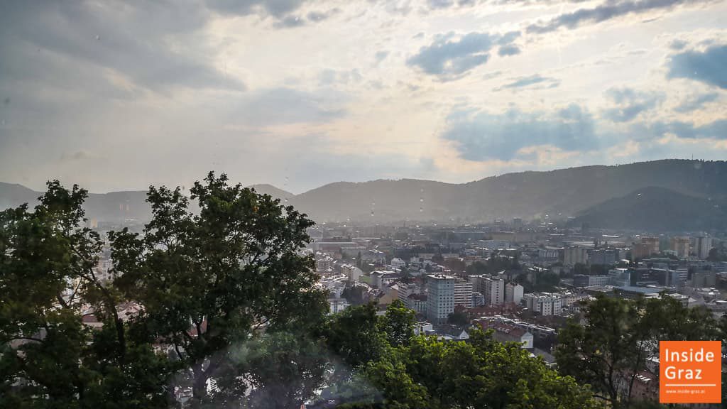 Regen Aussicht Schlossberg Restaurant