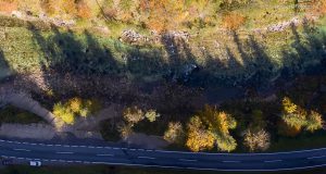 Autofahren im Herbst