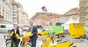 Postzustellung in Graz wird CO2-frei