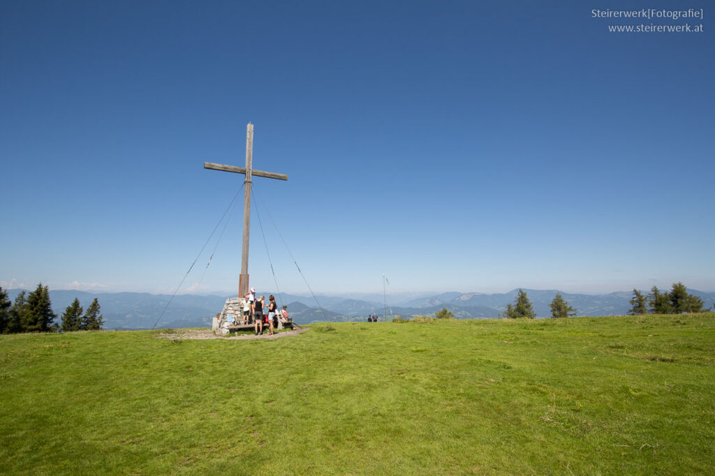 Gipfelkreuz am Schöckl