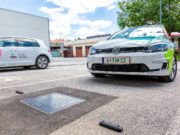 E-Auto laden in der Stadt