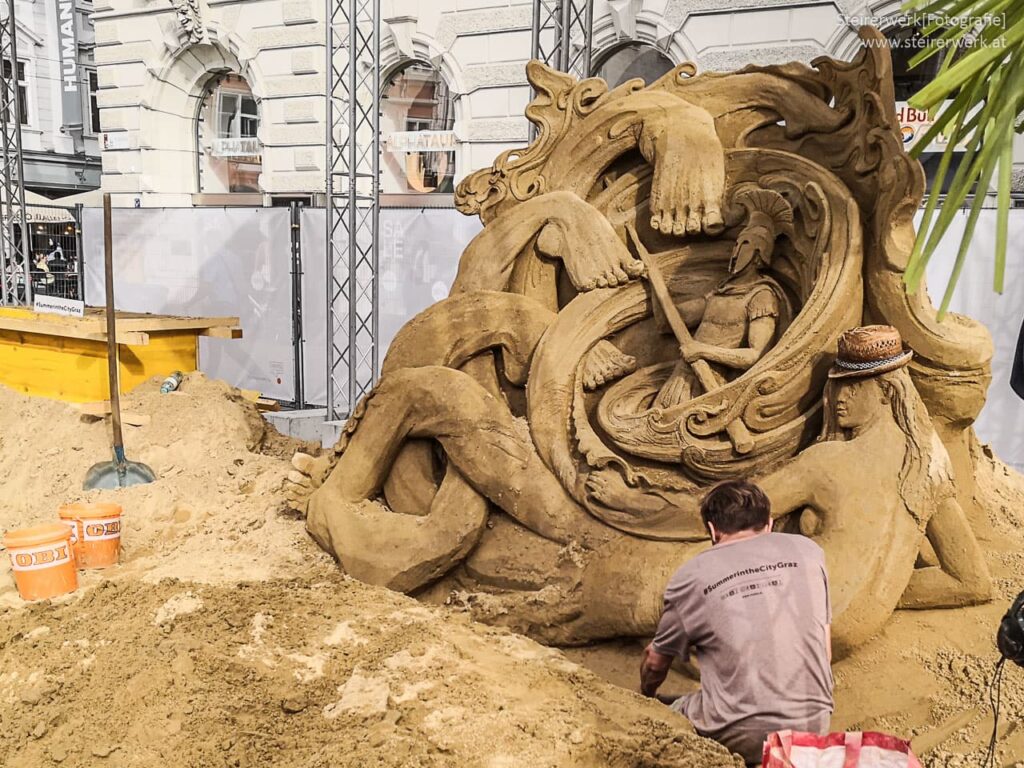 David Enguerrand Sandskulptur