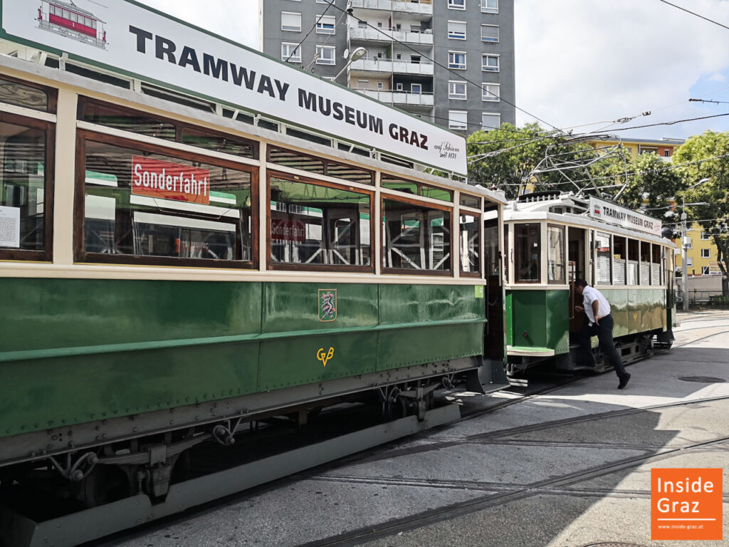 Oldtimer Tramway in der Remise