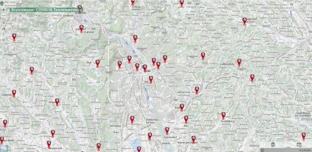 Graz Covid Teststationen Steiermark