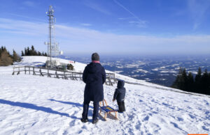 Winterwanderung am Schöckl: Schnee, blauer Himmel und viel Sonne Schöckl Winter Schnee