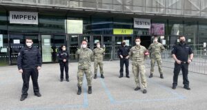 Bundesheer Testspuren Messehalle