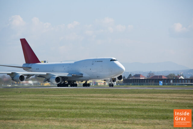 747 Jumbo-Jet Graz Flughafen