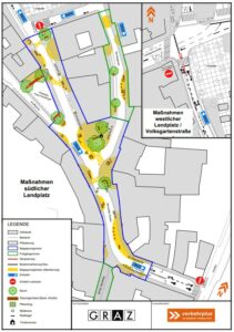 Verkehrskonzept Plan Lendplatz Mariahilferstrasse