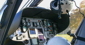 Rettungshubschrauber Cockpit