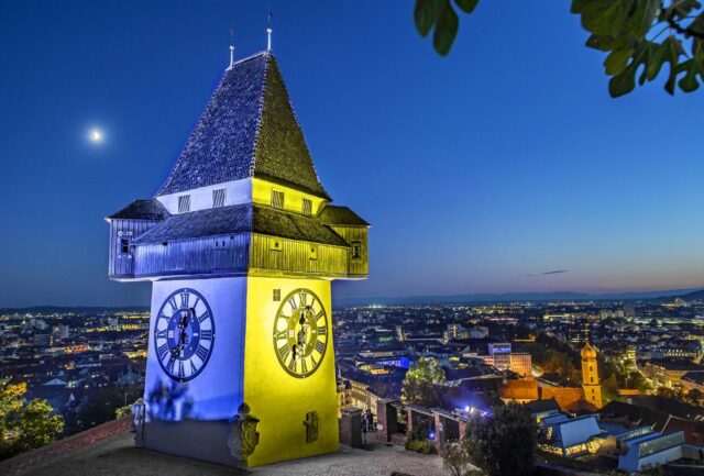 Europawoche Uhrturm Graz