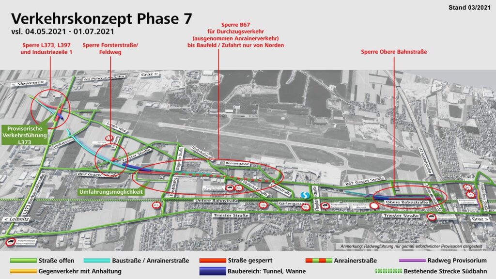 Verkehrskonzept Feldkirchen Koralmbahn Phase 7