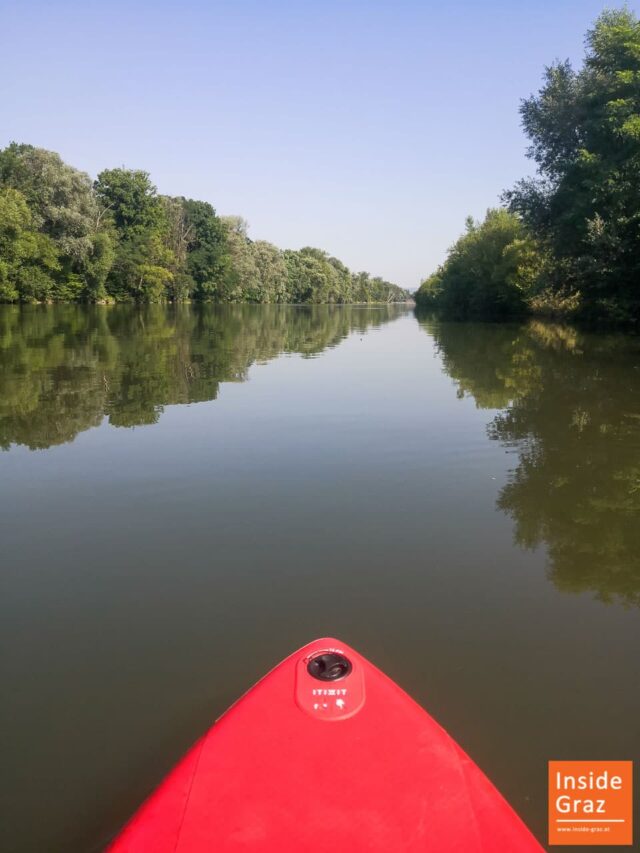 StandUpPaddling auf der Mur Wassersport Erlebnis in Graz (+Video)