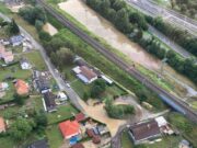 Überflutung Flugpolizei