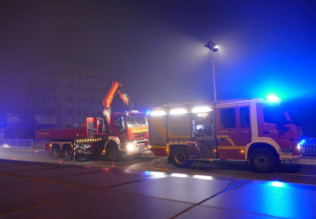 Bergung durch die Feuerwehr