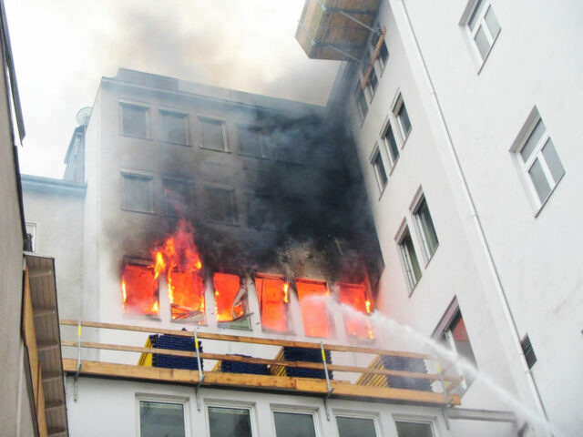 Brand in Grazer Innenstadt