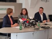 KPÖ Grüne SPÖ Pressekonferenz