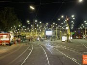 Jakominiplatz in der Nacht