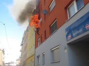 Feuer in einem Wohnhaus in Lend