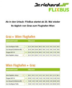 Flixbus Graz Wien Plan