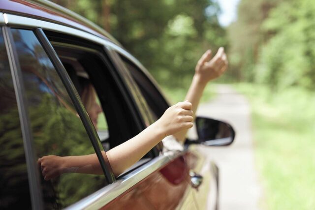 Autofahrt Urlaub Kinder