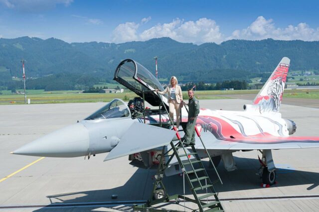 Airpower Vorbereitungen Ministerin