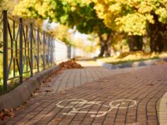 Radfahren im Herbst