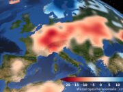Grafische Darstellung der Grundwasserknappheit in Europa
