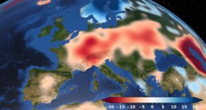 Grafische Darstellung der Grundwasserknappheit in Europa